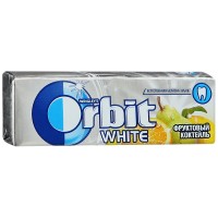 Жевательная резинка Orbit White Фруктовый коктейль 13,6г