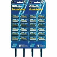 Одноразовые станки бритвы Gillette Prestobarba 2 лезвия (24 шт)