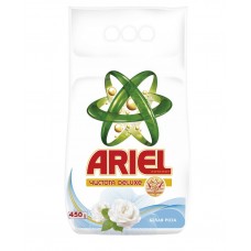 Стиральный порошок Ariel Чистота Deluxe Белая роза-зеленый 450 гр
