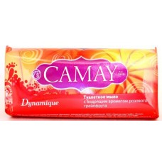 Туалетное мыло Camay Dynamique Бодрящий аромат розового грейпфрута 100 гр