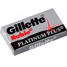 Двусторонние лезвия для станка Gillette Rubie Platinum Plus (5 шт)