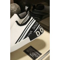 Обувь кеды Dolce & Gabbana Portofino-8 белые