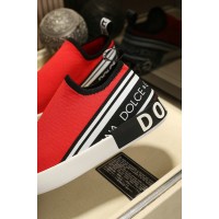 Обувь кеды Dolce & Gabbana Portofino-9 красные