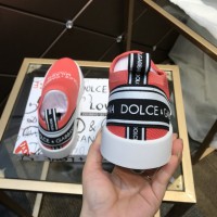 Обувь кеды Dolce & Gabbana Portofino-2 красные