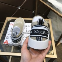 Обувь кеды Dolce & Gabbana Portofino-4 серые