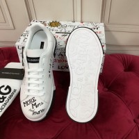 Сникеры Dolce & Gabbana Portofino-35 кроссовки белого цвета