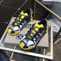 Сникеры Dolce & Gabbana NS1 кеды-1 желтого цвета