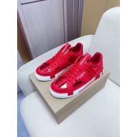 Сникеры Dolce & Gabbana Custom 2.Zero-2 красного цвета