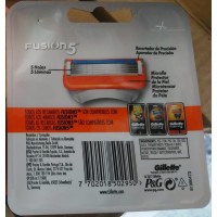 Оригинальные сменные кассеты Gillette Fusion 5, 4 штуки оптом