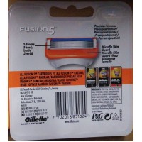 Оригинальные сменные кассеты Gillette Fusion 5, 8 штук оптом