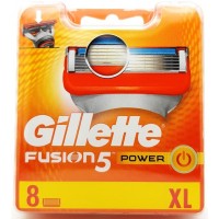 Оригинальные сменные кассеты Gillette Fusion Power 8 шт