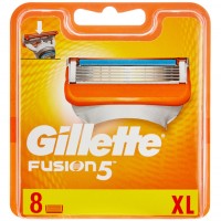 Оригинальные сменные кассеты Gillette Fusion 5, 8 штук оптом
