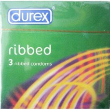 Презервативы Durex Ribbed 3 штуки