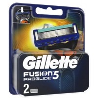 Сменные кассеты картриджи для бритья Gillette Fusion5 Proglide, 2 штуки оптом