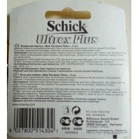  Schick Ultrex Plus Сменные Кассеты Картриджи Для Бритвы, 5 штук оптом