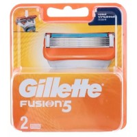 Сменные кассеты картриджи для бритья Gillette Fusion 5, 2 шт