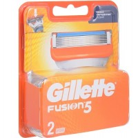 Сменные кассеты картриджи для бритья Gillette Fusion 5, 2 штуки оптом