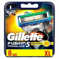 Сменные кассеты картриджи для бритья Gillette Fusion5 Proglide Power, 8 штук оптом