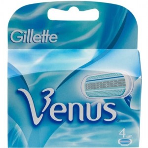 Сменные кассеты картриджи для бритья Gillette Venus, 4 шт