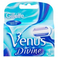Сменные кассеты картриджи для бритья Gillette Venus Divine, 4 штуки оптом