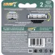 Сменные кассеты для бритья DIVIS PRO3, 2 кассеты в упаковке